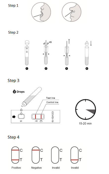 Procedure of NewScen COVID-19 Antigen Rapid Test Cassette