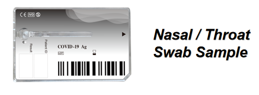Nasal Throat Swab Sample-COVID-19 Antigen Microfluidic Chip