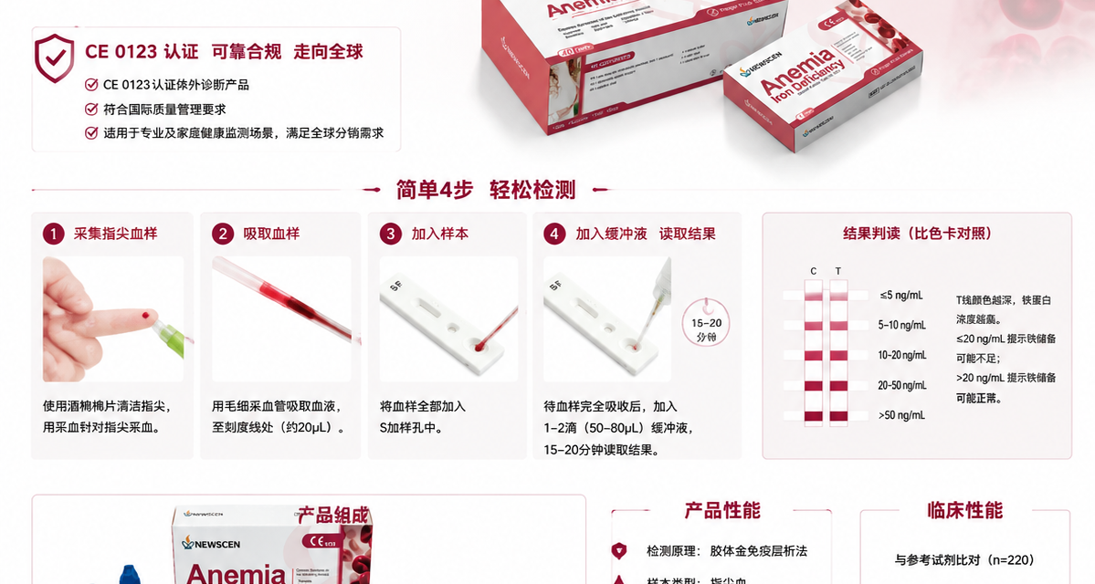 Serum Ferritin Test Kit (SF) | Rapid Iron Deficiency Screening