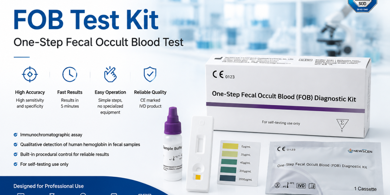 FOB Test Kit: A Reliable Rapid Solution for Fecal Occult Blood Detection