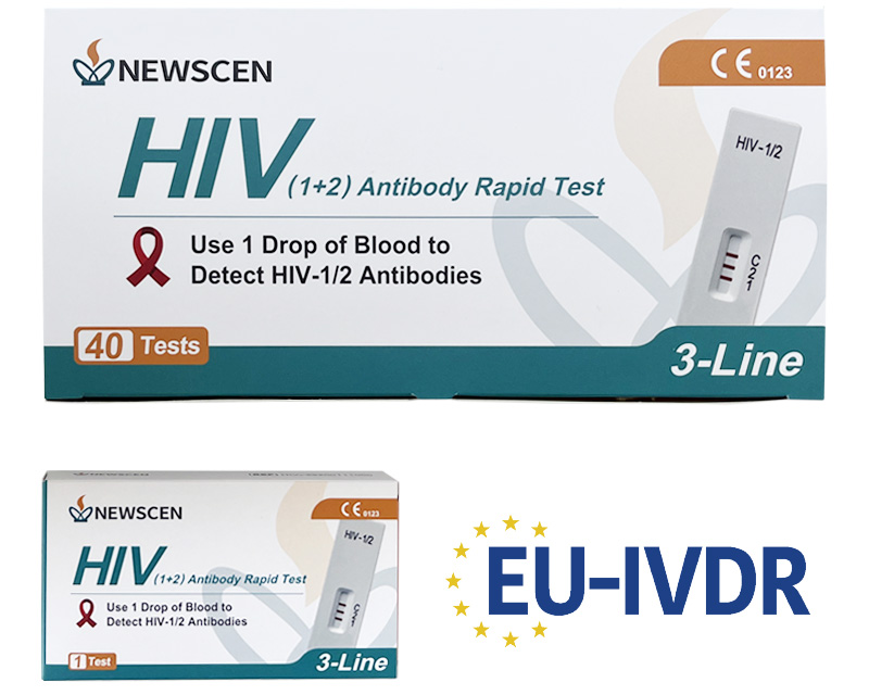 HIV Rapid Test: Separate HIV-1 & HIV-2 Detection | IVDR Class D